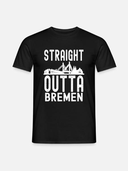 Bremen - Männer T-Shirt - Schwarz