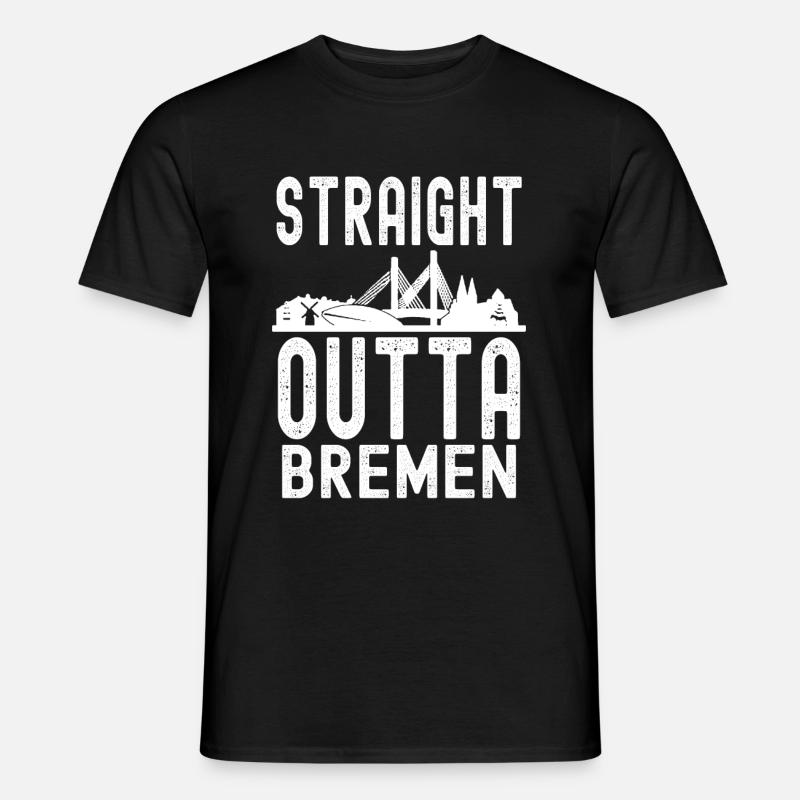 Bremen - Männer T-Shirt - Schwarz