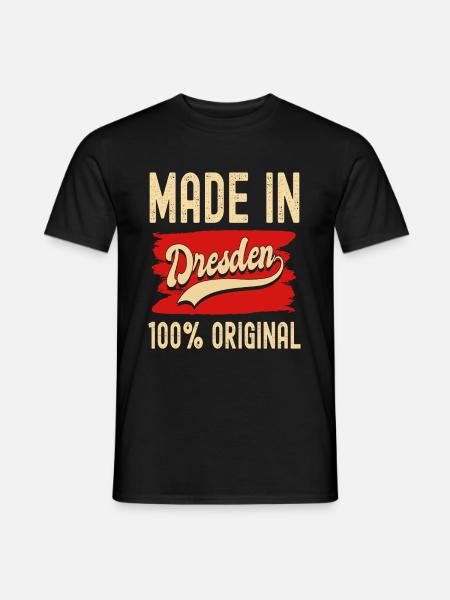 Dresden - Männer T-Shirt - Schwarz