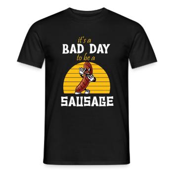 Hot Dog - Männer T-Shirt - Schwarz - Vorne - AI Model Male 178 light (178cm)