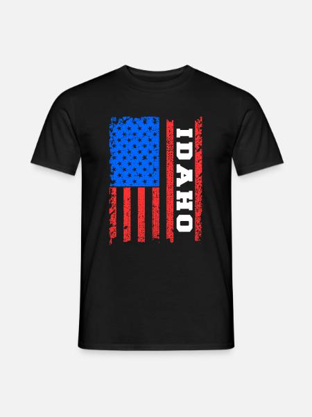 Idaho - T-shirt homme - noir