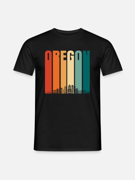 Oregon - Men's T-Shirt - black