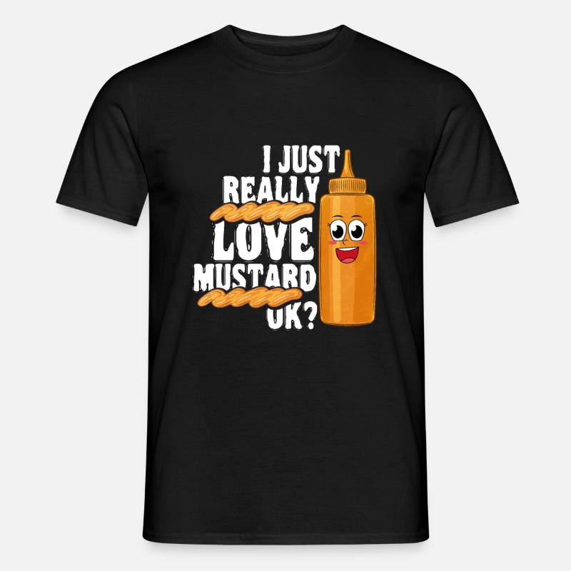 Liebes-senf-geschenk - Männer T-Shirt - Schwarz
