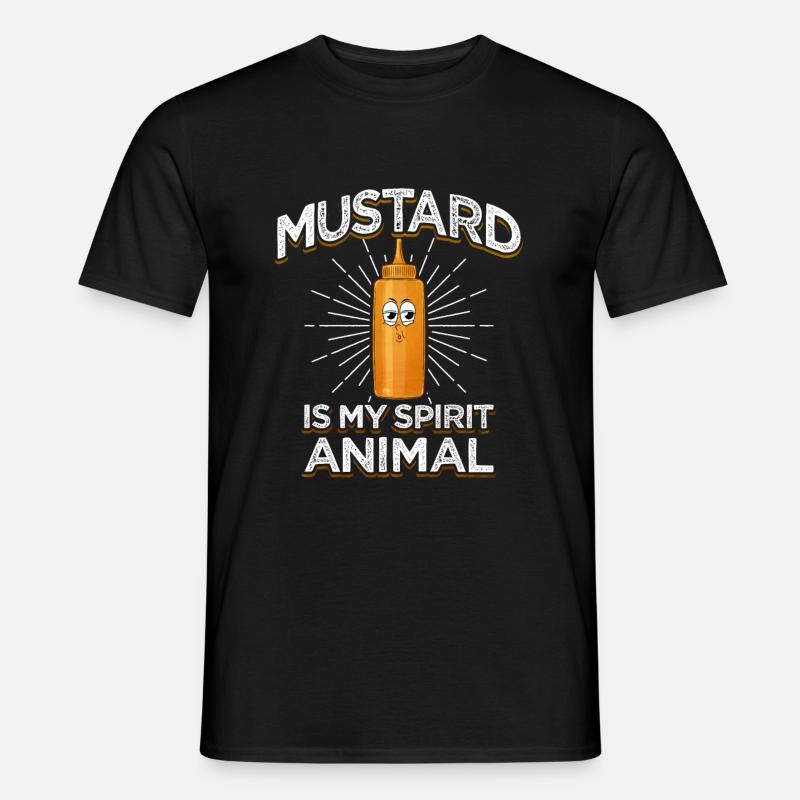 Senf Morgen Geschenk - Männer T-Shirt - Schwarz