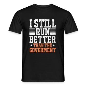 Bein Amputiert Arm Kämpfer Geschenk - Männer T-Shirt - Schwarz - Vorne - AI Model Male 178 light (178cm)