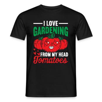 Tomate - Männer T-Shirt - Schwarz - Vorne - AI Model Male 178 light (178cm)