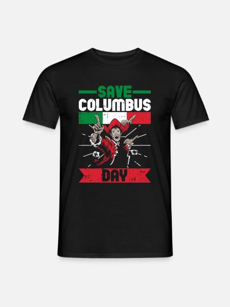 Christopher Columbus - Männer T-Shirt - Schwarz