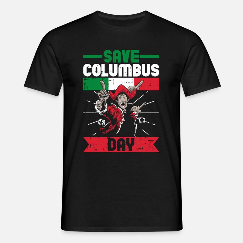 Christopher Columbus - Männer T-Shirt - Schwarz