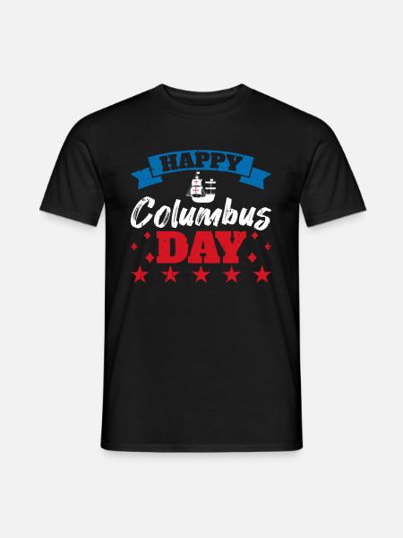 Christopher Columbus - Männer T-Shirt - Schwarz