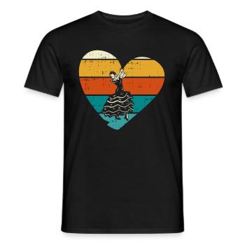Flamenco - Männer T-Shirt - Schwarz - Vorne - AI Model Male 178 light (178cm)