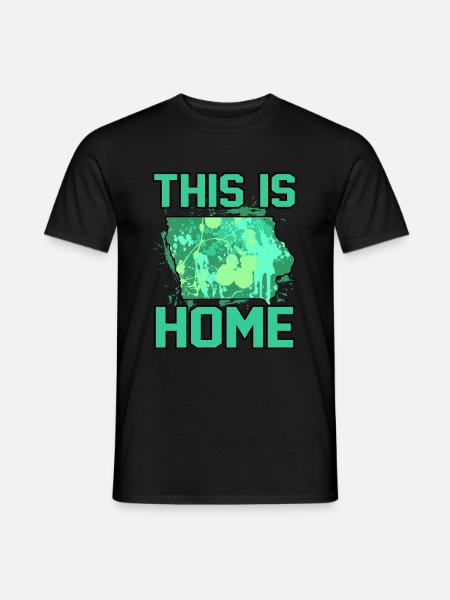 Home Iowa Gift - Men's T-Shirt - black