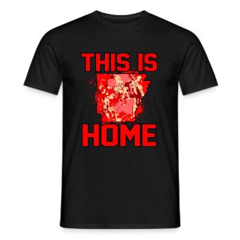 Home Arkansas Gift - Men's T-Shirt - black - Front - AI Model Male 178 light (178cm)