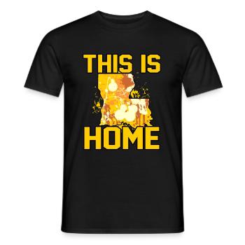 Startseite Louisiana Geschenk - Männer T-Shirt - Schwarz - Vorne - AI Model Male 178 light (178cm)