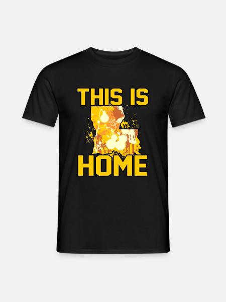 Home Louisiana Gift - Men's T-Shirt - black