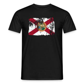 Florida Resident Gift - Men's T-Shirt - black - Front - AI Model Male 178 light (178cm)