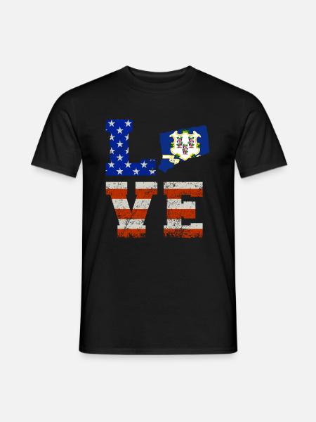Dear connecticut gift - Men's T-Shirt - black