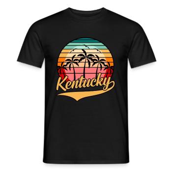 Kentucky reisen geschenk - Männer T-Shirt - Schwarz - Vorne - AI Model Male 178 light (178cm)