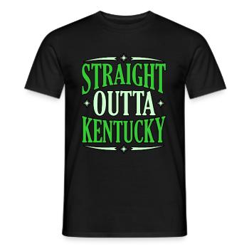 Besuch In Kentucky Gift - Männer T-Shirt - Schwarz - Vorne - AI Model Male 178 light (178cm)