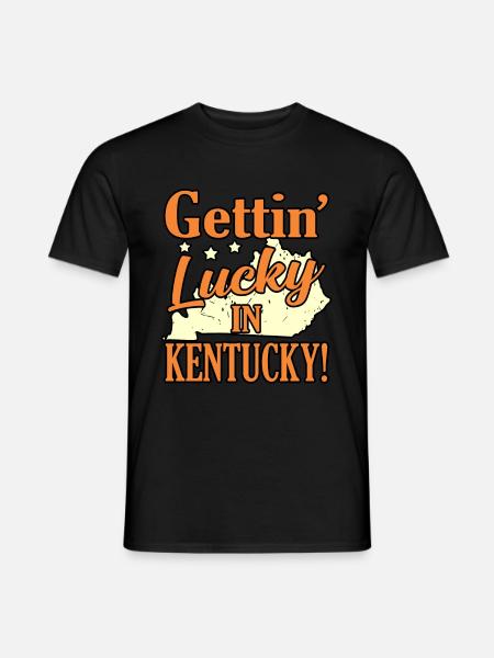 Happiness In Kentucky gift - Men's T-Shirt - black