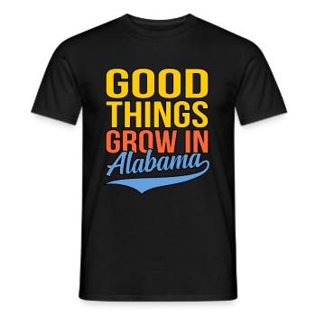 Wachsen Sie In Alabama geschenk - Männer T-Shirt - Schwarz - Vorne - AI Model Male 178 light (178cm)