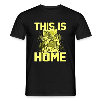 Startseite Alabama Geschenk - Männer T-Shirt - Schwarz - Vorne - AI Model Male 178 light (178cm)