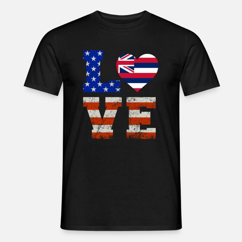 Dear hawaii gift - Men's T-Shirt - black
