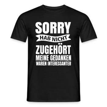 Lustiger spruch - Männer T-Shirt - Schwarz - Vorne - AI Model Male 178 light (178cm)