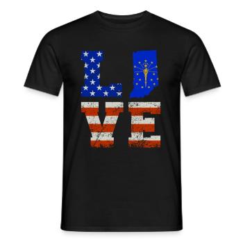 Cher cadeau de l’Indiana - T-shirt homme - noir - Devant - AI Model Male 178 light (178cm)