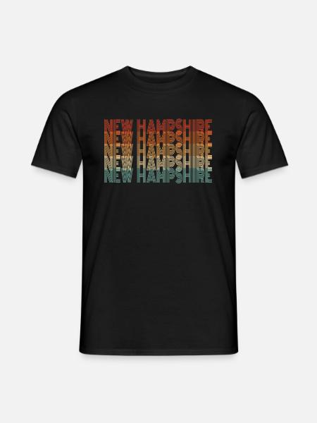 New Hampshire Adventurous Gift - Men's T-Shirt - black