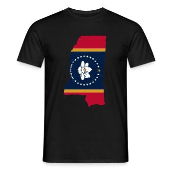 Mississippi Home Pride Gift - Men's T-Shirt - black - Front - AI Model Male 178 light (178cm)