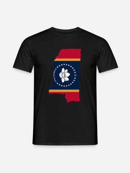 Mississippi Home Pride Geschenk - Männer T-Shirt - Schwarz