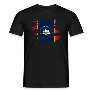 Beauty Of Mississippi gift - Men's T-Shirt - black - Front - AI Model Male 178 light (178cm)