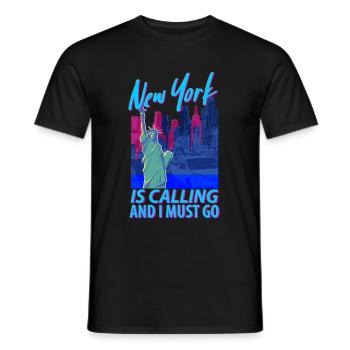 Cadeau de la ville de New York - T-shirt homme - noir - Devant - AI Model Male 178 light (178cm)