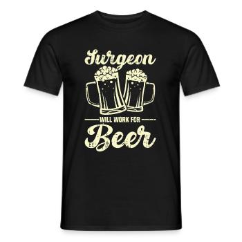 Chirurg - Männer T-Shirt - Schwarz - Vorne - AI Model Male 178 light (178cm)