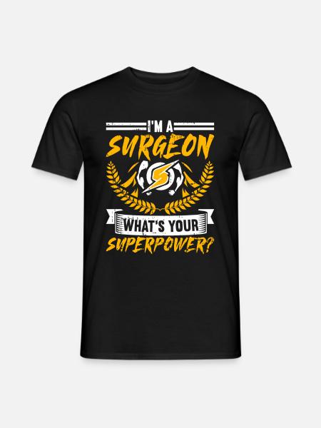 Chirurg - Männer T-Shirt - Schwarz