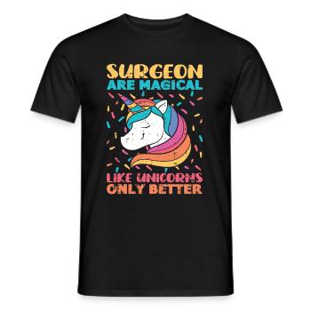 Chirurg - Männer T-Shirt - Schwarz - Vorne - AI Model Male 178 light (178cm)