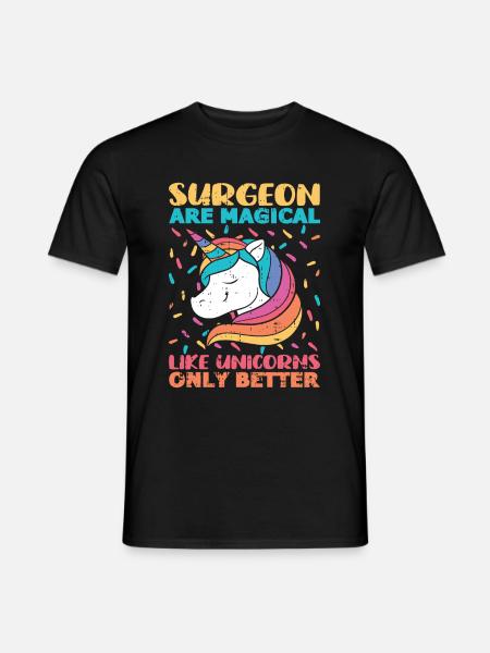 Chirurg - Männer T-Shirt - Schwarz