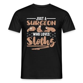 Chirurg - Männer T-Shirt - Schwarz - Vorne - AI Model Male 178 light (178cm)