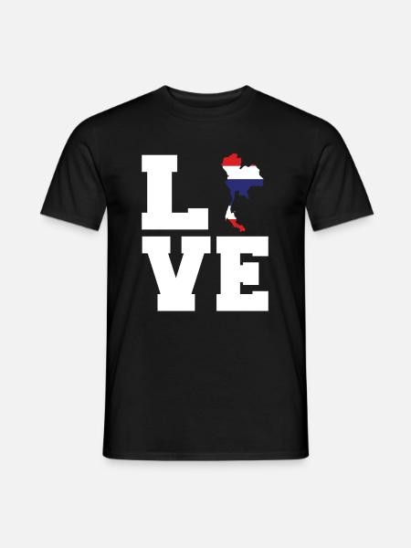 Thailand - Männer T-Shirt - Schwarz