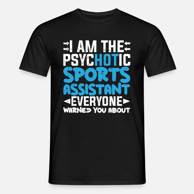 Sportassistent - Männer T-Shirt - Schwarz