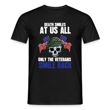 Vietnam Veteran USA Geschenk - Männer T-Shirt - Schwarz - Vorne - AI Model Male 178 light (178cm)