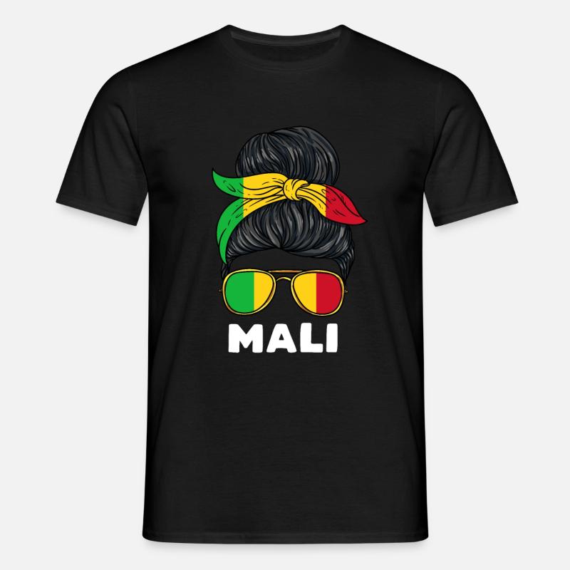 Mali Mädchen - Männer T-Shirt - Schwarz
