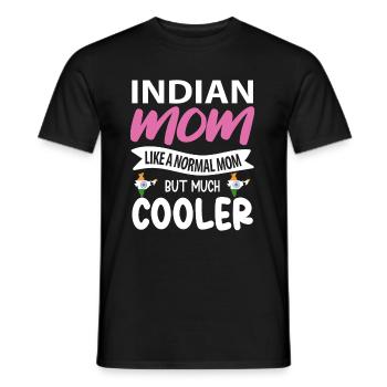Indisches Muttergeschenk - Männer T-Shirt - Schwarz - Vorne - AI Model Male 178 light (178cm)