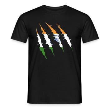 Travel India Gift - Men's T-Shirt - black - Front - AI Model Male 178 light (178cm)