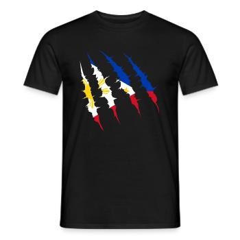 Travel Philippines Gift - Men's T-Shirt - black - Front - AI Model Male 178 light (178cm)