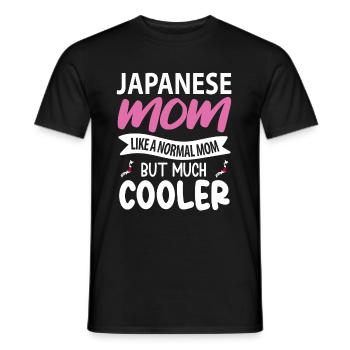 Cadeau Japan Mama - T-shirt homme - noir - Devant - AI Model Male 178 light (178cm)
