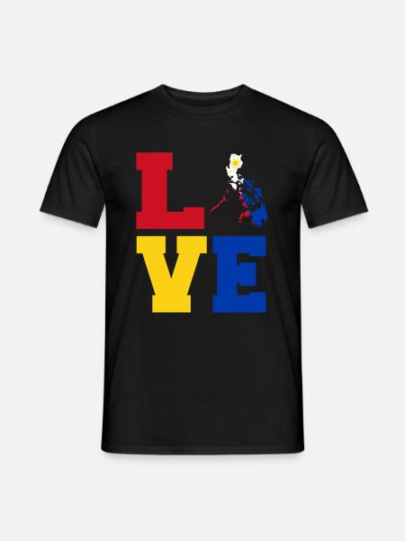 Love Philippines Gift - Men's T-Shirt - black