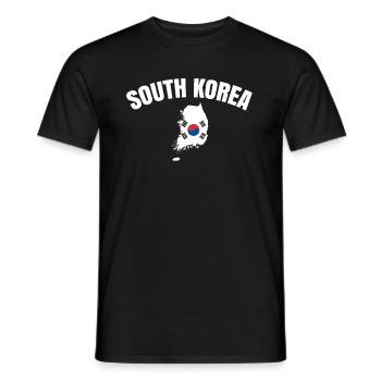 South Korea Hometown Gift - Men's T-Shirt - black - Front - AI Model Male 178 light (178cm)