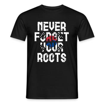 Roots South Korea Gift - Men's T-Shirt - black - Front - AI Model Male 178 light (178cm)
