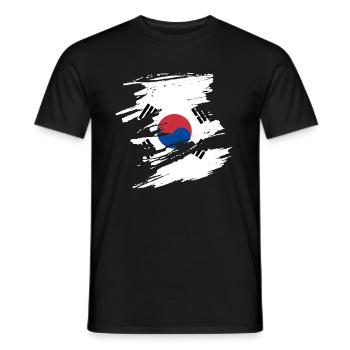 South Korea gift - Men's T-Shirt - black - Front - AI Model Male 178 light (178cm)